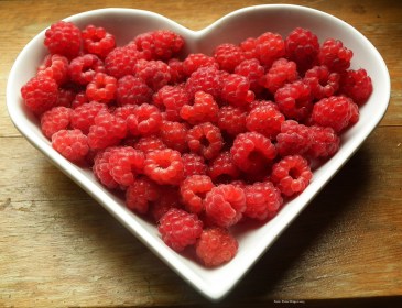 fresh raspberries for dessert